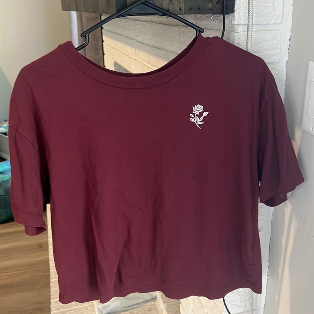 Women’s Maroon Casual tshirt